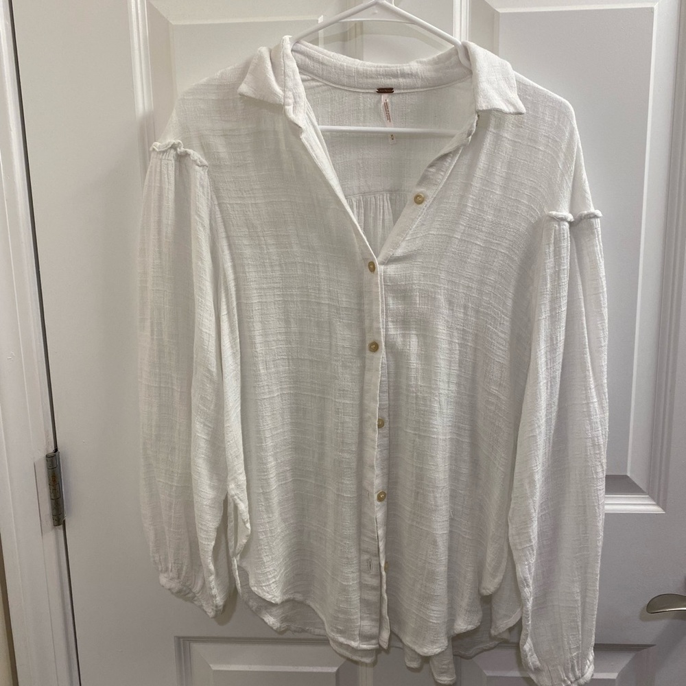 Free People button down long sleeve